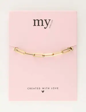 My Jewellery Bracelet large square chain MJ10401