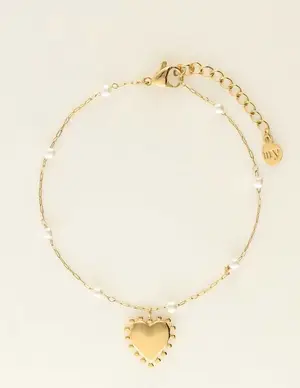 My Jewellery Bracelet mini pearl & heart MJ09229