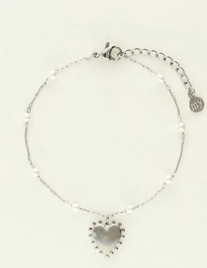 My Jewellery Bracelet mini pearl & heart MJ09229
