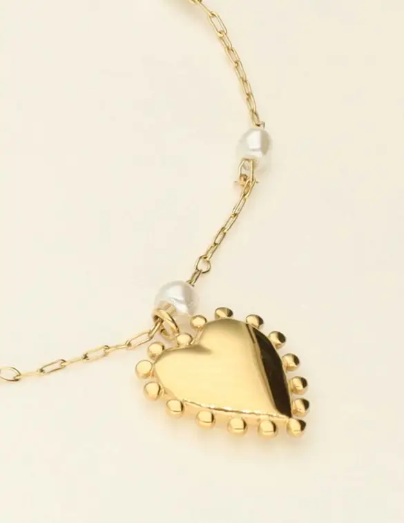 My Jewellery Bracelet mini pearl & heart MJ09229