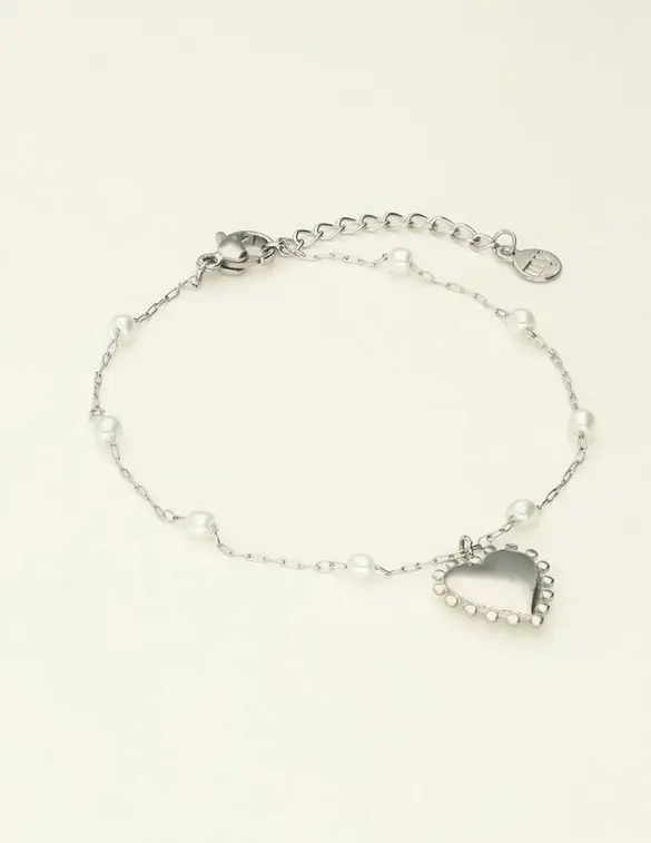 My Jewellery Bracelet mini pearl & heart MJ09229