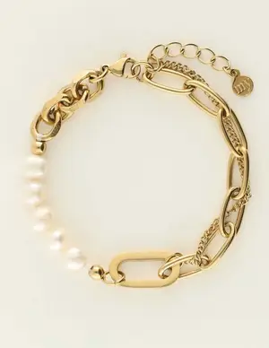 My Jewellery Bracelet pearl and coin MJ07936