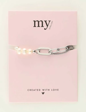My Jewellery Bracelet pearl and coin MJ07936