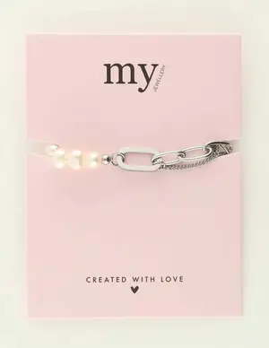My Jewellery Bracelet pearl and coin MJ07936