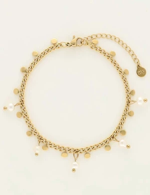 My Jewellery Bracelet pearls & coins MJ09227