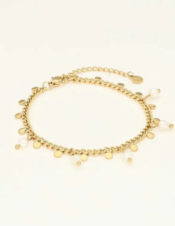 My Jewellery Bracelet pearls & coins MJ09227
