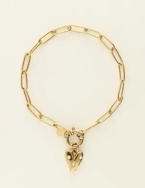 My Jewellery Bracelet pearls & heart MJ09245