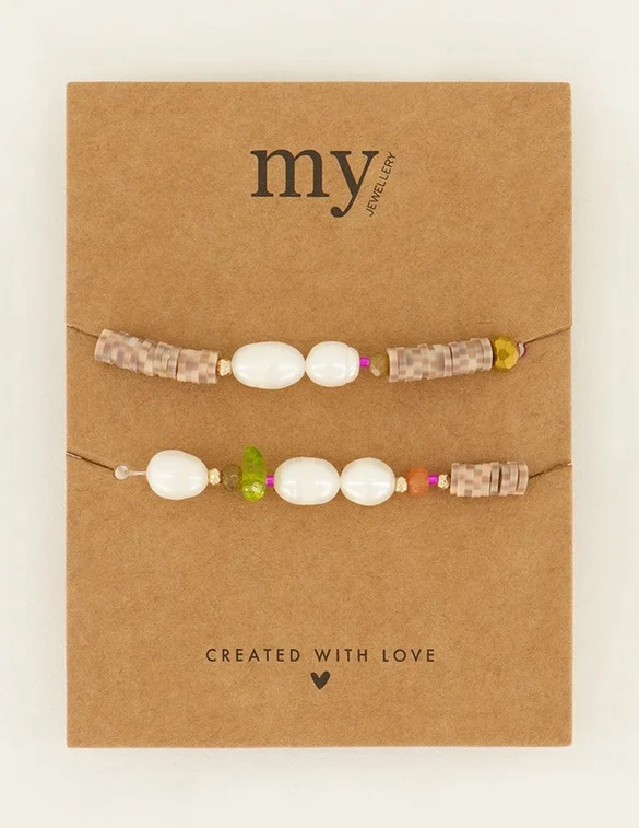 My Jewellery Bracelet set with pearls MJ07955