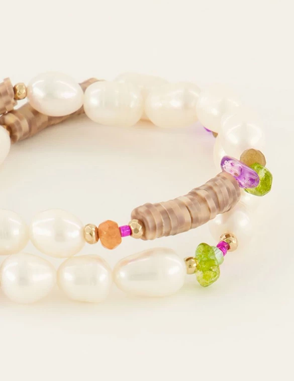 My Jewellery Bracelet set with pearls MJ07955