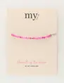 My Jewellery Bracelet small beads pink MJ09656