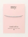 My Jewellery Bracelet square beads MJ11099