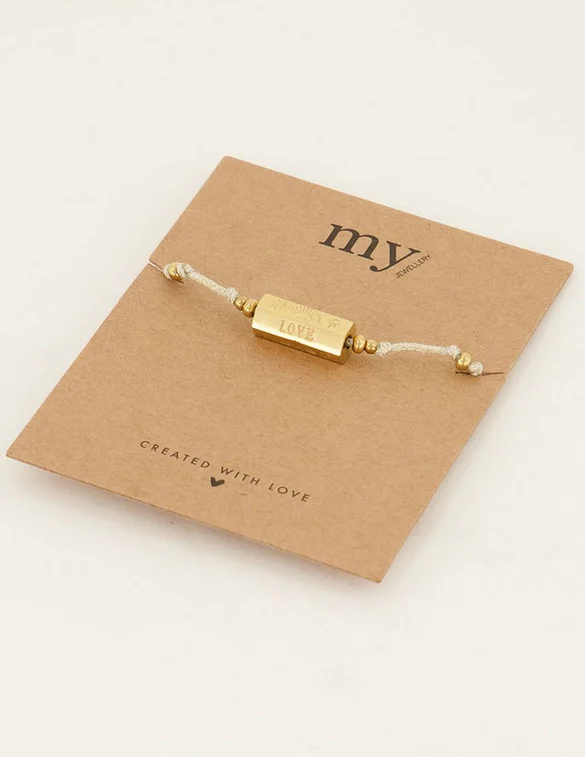 My Jewellery Bracelet Stick Beige MJ06434