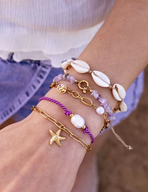 My Jewellery Bracelet stones lilac MJ09697