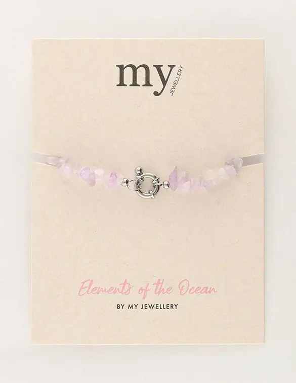 My Jewellery Bracelet stones lilac MJ09697