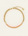 My Jewellery Bracelet stones orange b2b MJ07316