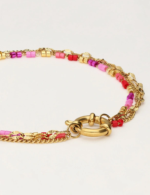 My Jewellery Bracelet triple miyuki pink MJ11633