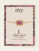 My Jewellery Bracelet with purple amour enamel MJ07825