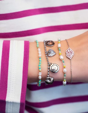 My Jewellery Candy bracelets set with blue beads MJ06554