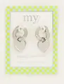 My Jewellery Candy earrings with big hearts MJ06287