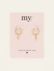 My Jewellery Earing with feather MJ07731