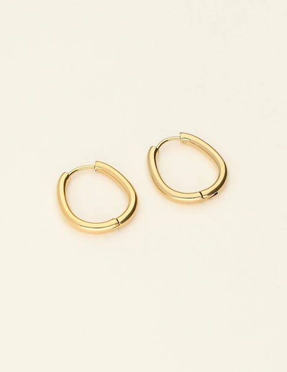 My Jewellery Earring basic hoop oval 20x18x2,5 MJ09515