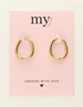 My Jewellery Earring basic hoop oval 20x18x2,5 MJ09515