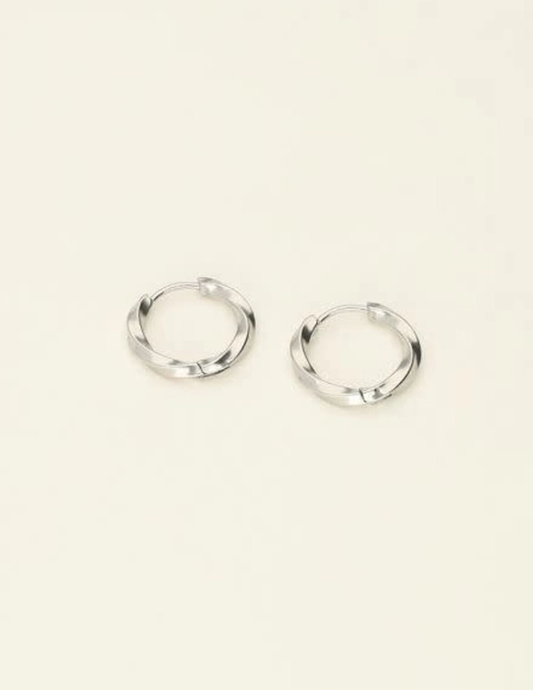 My Jewellery Earring basic twisted hoop 17x2,5 MJ09520