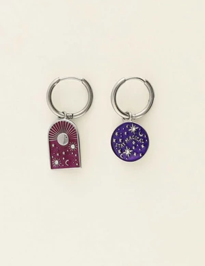 My Jewellery Earring charm mix purple MJ09437