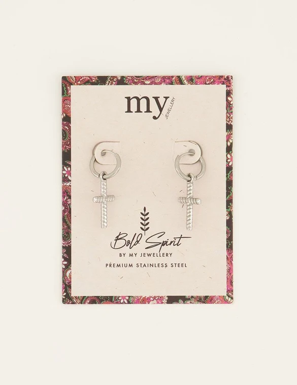 My Jewellery Earring cross small MJ07688