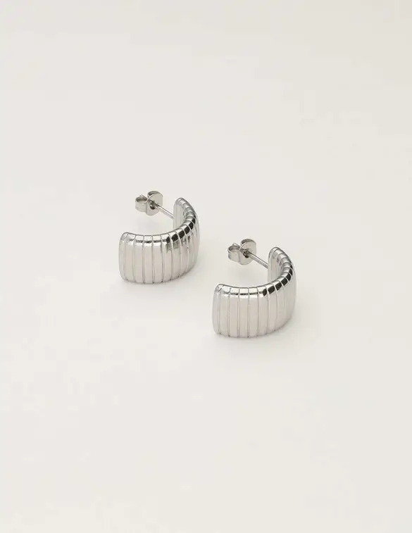 My Jewellery Earring half stripe hoop MJ10442