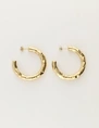 My Jewellery Earring hammered hoops MJ11398