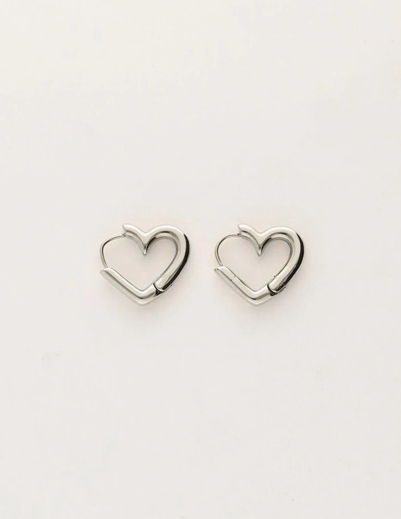My Jewellery Earring heart hoops MJ10395