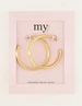 My Jewellery Earring hoop big MJ07354