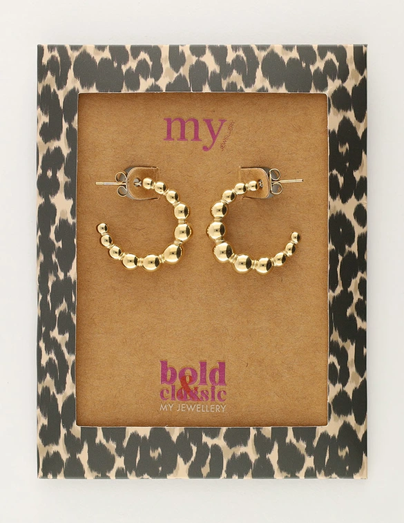 My Jewellery Earring hoop bubbles MJ11519