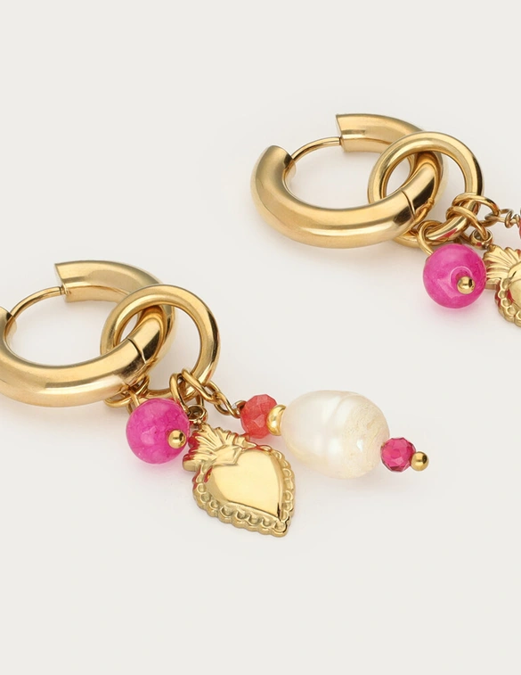 My Jewellery Earring hoop mexican heart MJ13164