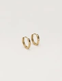 My Jewellery Earring hoop mini cube stone MJ12058
