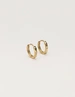 My Jewellery Earring hoop mini cube stone MJ12058