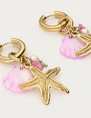 My Jewellery Earring hoop starfish beads MJ13162