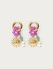 My Jewellery Earring hoop sun pearl pink MJ13169