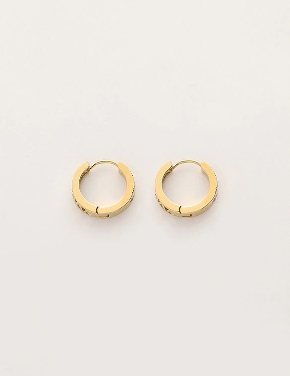 My Jewellery Earring hoop vintage diagonal MJ12057