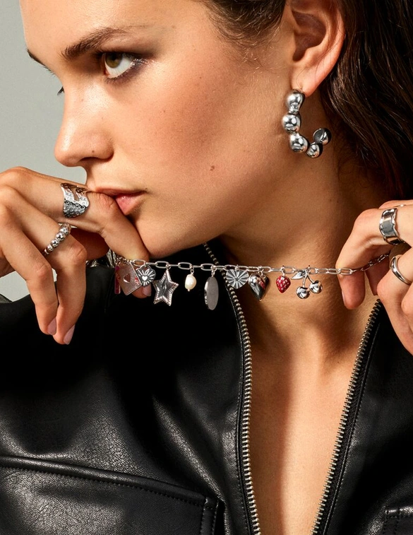 My Jewellery Earring hoops bubble big MJ11252