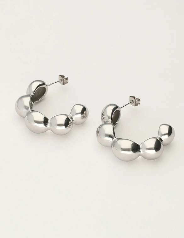 My Jewellery Earring hoops bubble big MJ11252