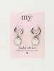 My Jewellery Earring hoops coin star MJ10484