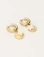 My Jewellery Earring hoops coin star MJ10484