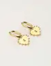 My Jewellery Earring hoops heart lock MJ10327