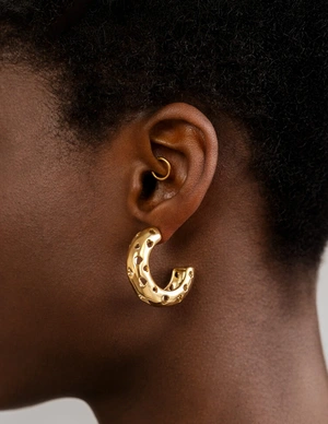 My Jewellery Earring Hoops open hearts MJ12800