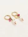My Jewellery Earring hoops spring pearl pink MJ10483