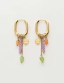 My Jewellery Earring hoops spring purple orange MJ10488