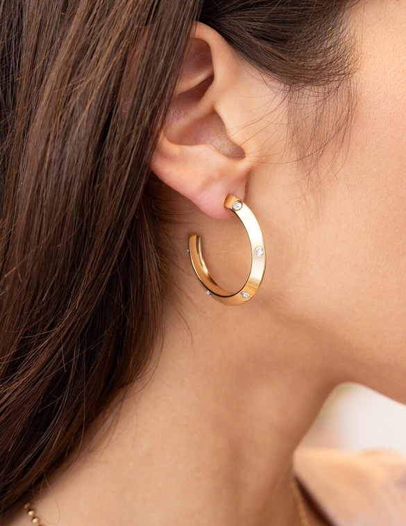 My Jewellery Earring hoops strass MJ11922