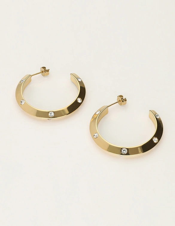 My Jewellery Earring hoops strass MJ11922